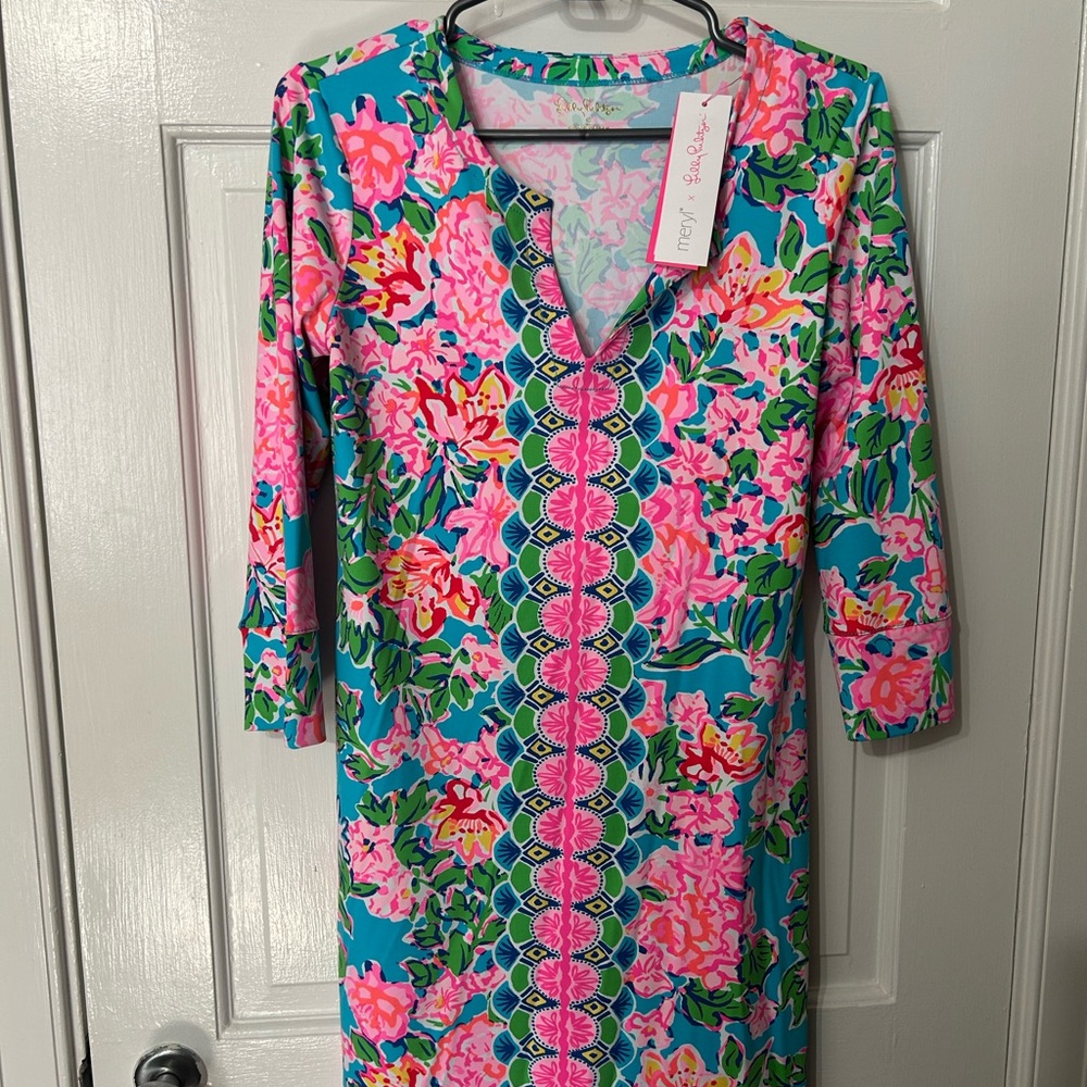 NWT Lilly Pulitzer Nadine Dress with 3/4 Sleeves